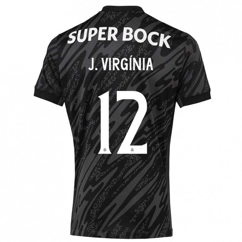 Danxen Heren João Virgínia #12 Grijs Zwart Wit Keepersshirt 2025/26 T-Shirt België