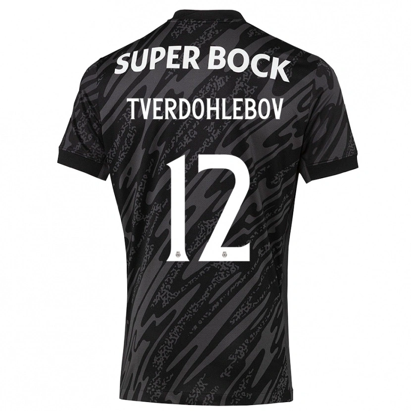 Danxen Heren Alex Tverdohlebov #12 Grijs Zwart Wit Keepersshirt 2025/26 T-Shirt België