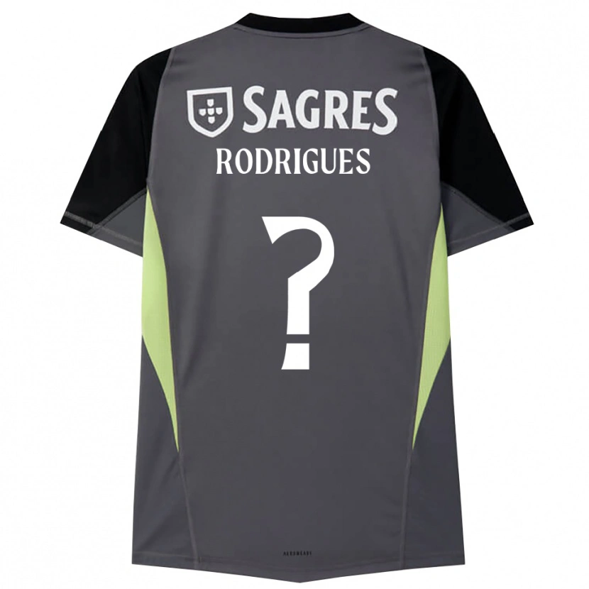 Danxen Heren Miguel Rodrigues #0 Donkergrijs Zwart Keepersshirt 2025/26 T-Shirt België