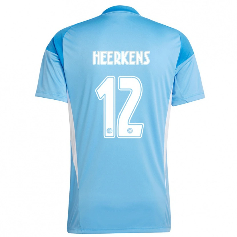 Danxen Heren Joeri Heerkens #12 Lichtblauw Wit Keepersshirt 2025/26 T-Shirt België