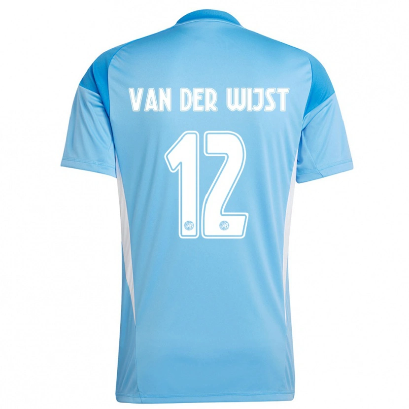Danxen Heren Giovanni van der Wijst #12 Lichtblauw Wit Keepersshirt 2025/26 T-Shirt België