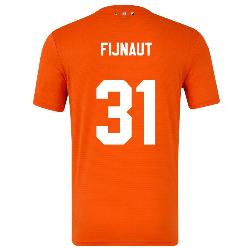 Danxen Heren Lucas Fijnaut #31 Oranje Zwart Keepersshirt 2025/26 T-Shirt België