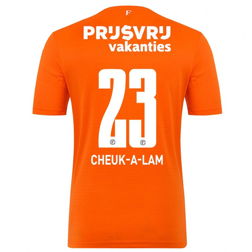 Danxen Heren Lee-Quincy Cheuk-A-Lam #23 Oranje Zwart Keepersshirt 2025/26 T-Shirt België
