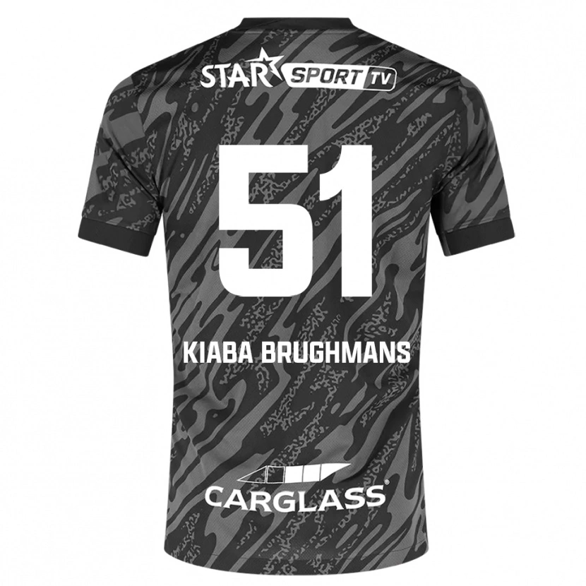 Danxen Heren Lucca Brughmans #51 Donkergrijs Zwart Keepersshirt 2025/26 T-Shirt België