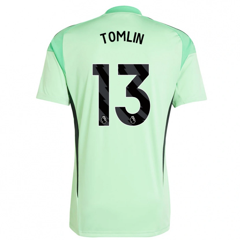 Danxen Heren Jack Tomlin #13 Lichtgroen Zwart Keepersshirt 2025/26 T-Shirt België