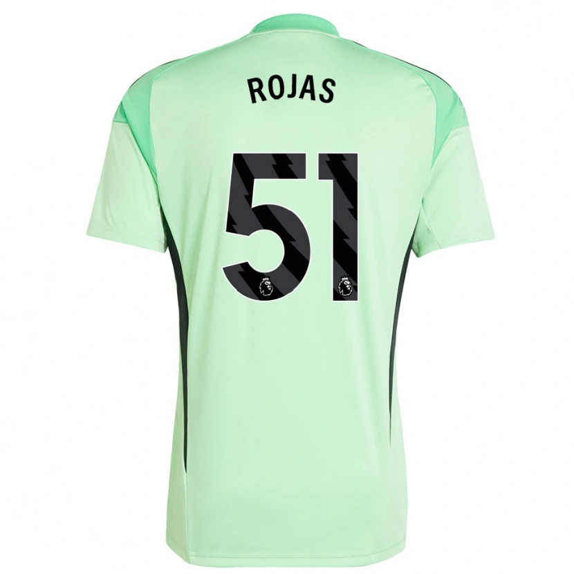 Danxen Heren Alexéi Rojas #51 Lichtgroen Zwart Keepersshirt 2025/26 T-Shirt België