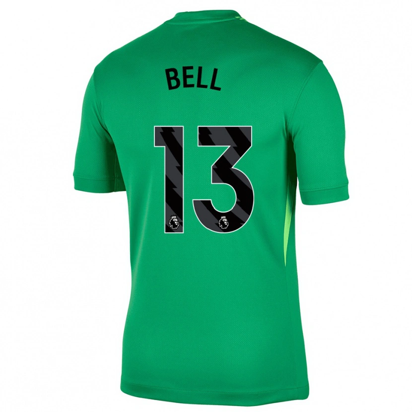 Danxen Heren Toby Bell #13 Groen Zwart Keepersshirt 2025/26 T-Shirt België