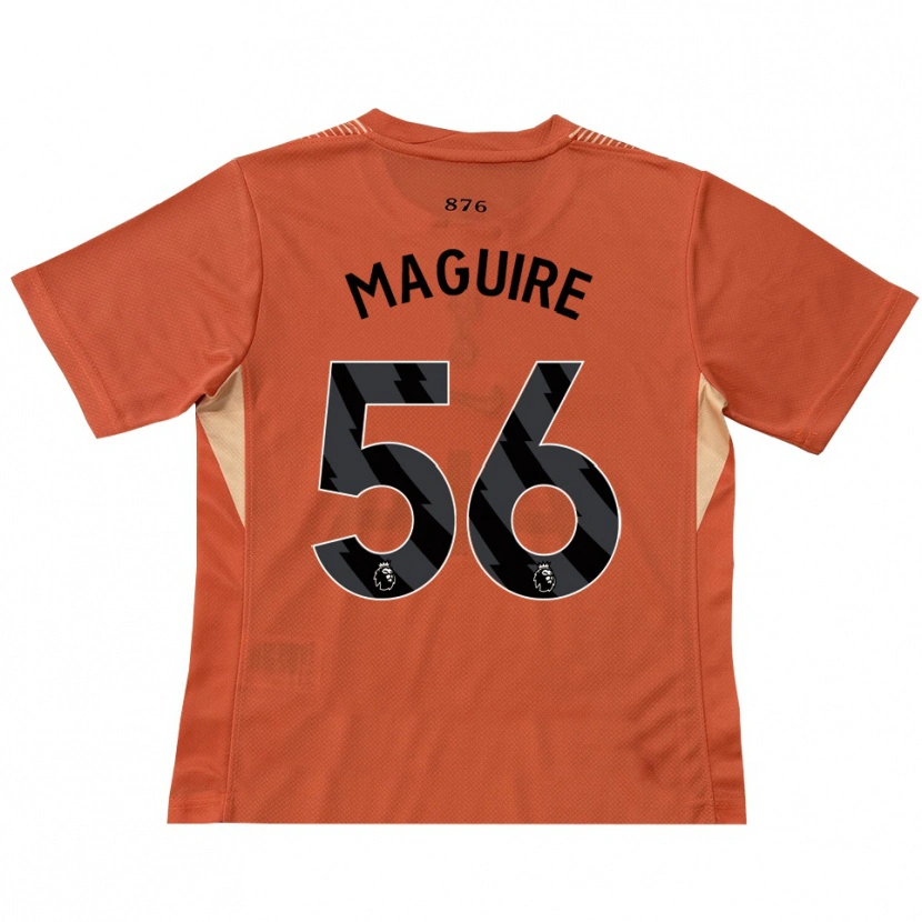 Danxen Heren Aaron Maguire #56 Oranje Zwart Keepersshirt 2025/26 T-Shirt België