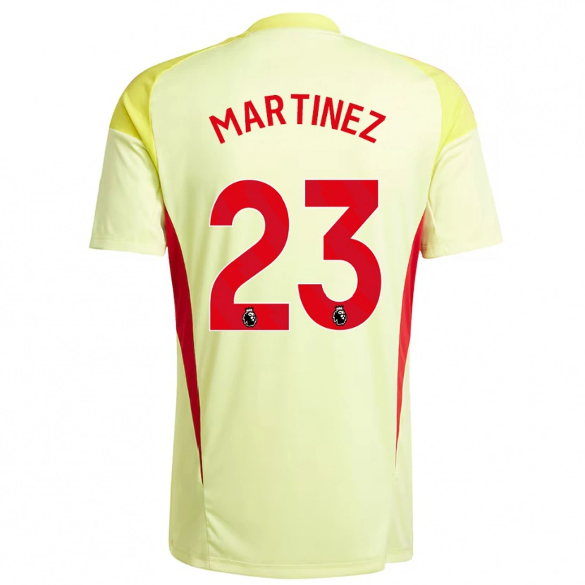 Danxen Heren Emiliano Martínez #23 Lichtgeel Keepersshirt 2025/26 T-Shirt België