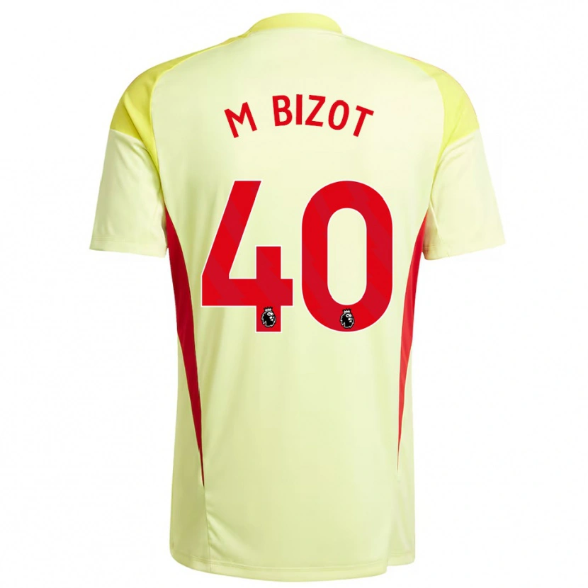 Danxen Heren Marco Bizot #40 Lichtgeel Keepersshirt 2025/26 T-Shirt België