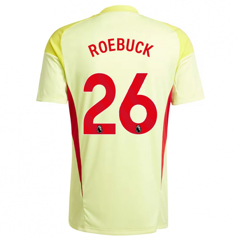 Danxen Heren Ellie Roebuck #26 Lichtgeel Keepersshirt 2025/26 T-Shirt België
