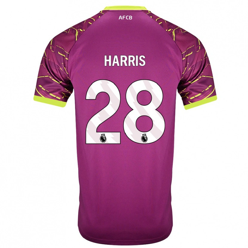 Danxen Heren Charlotte Harris #28 Donker Magenta Keepersshirt 2025/26 T-Shirt België