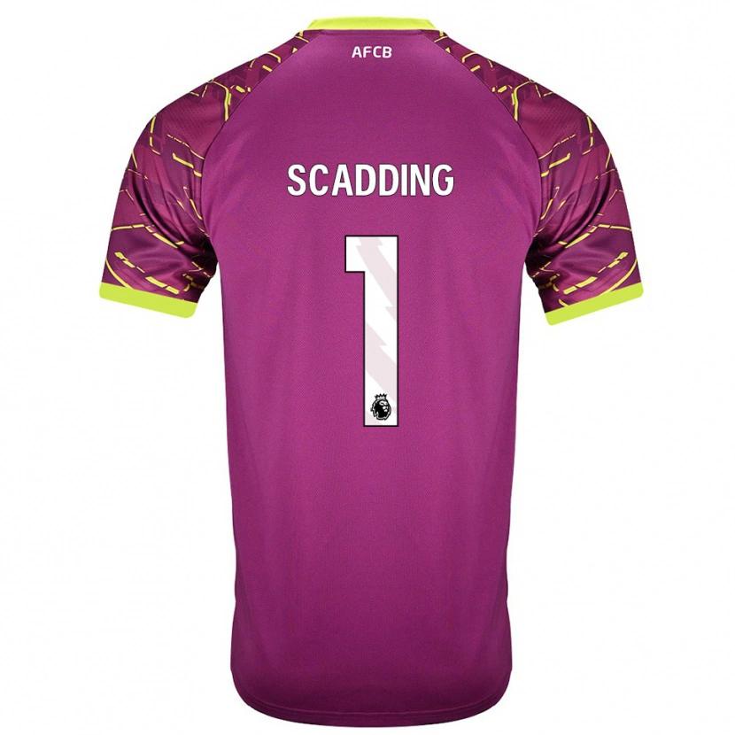 Danxen Heren Katie Scadding #1 Donker Magenta Keepersshirt 2025/26 T-Shirt België