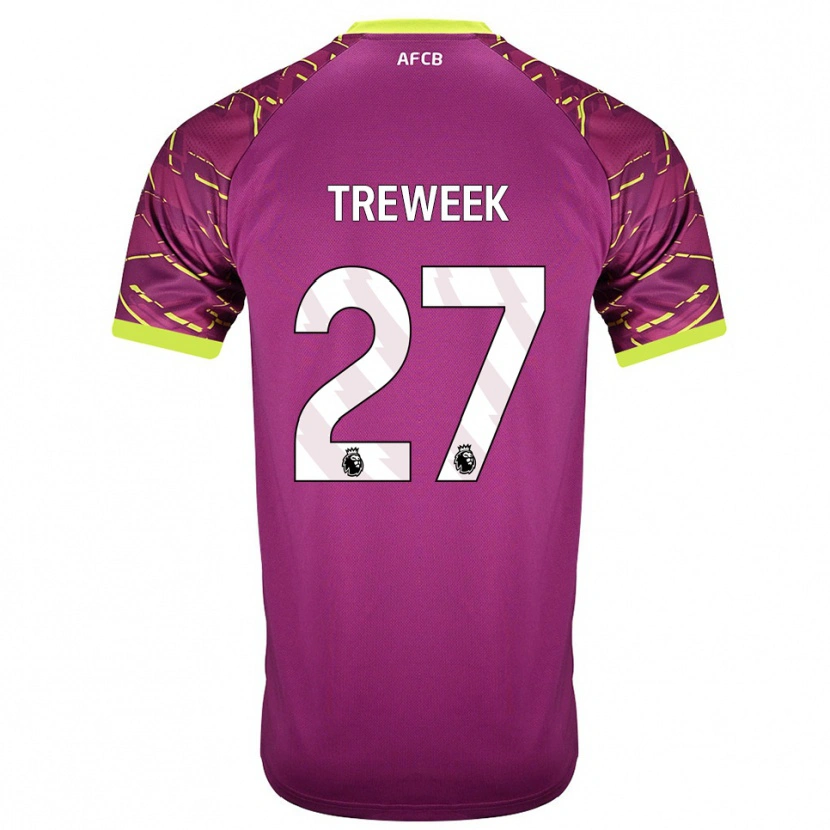 Danxen Heren Amber Treweek #27 Donker Magenta Keepersshirt 2025/26 T-Shirt België