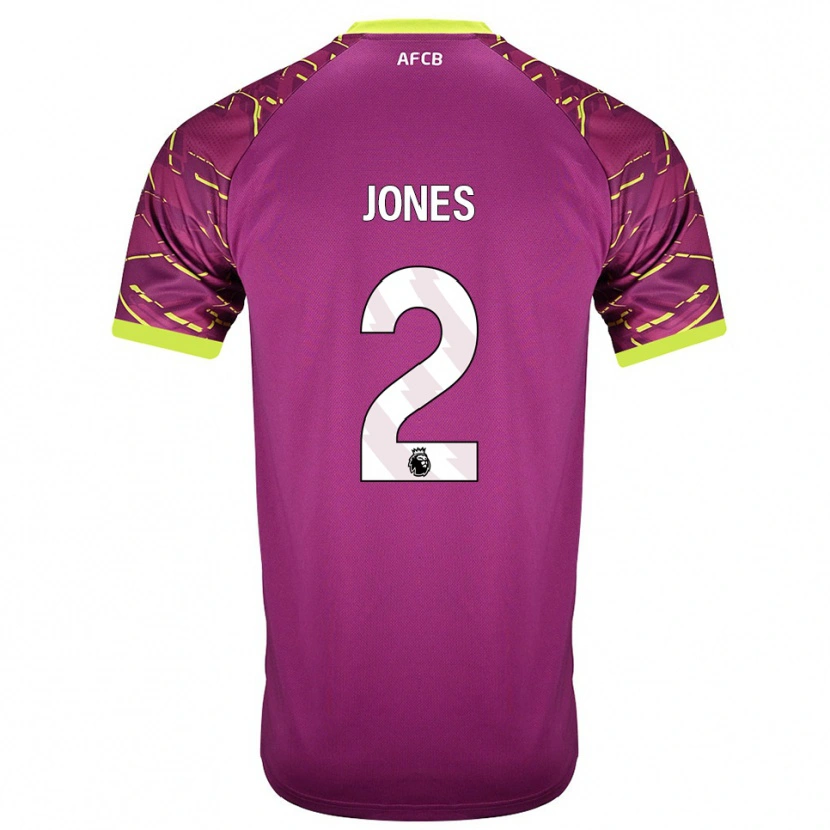Danxen Heren Abby Jones #2 Donker Magenta Keepersshirt 2025/26 T-Shirt België