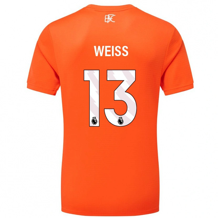 Danxen Heren Max Weiß #13 Oranje Wit Keepersshirt 2025/26 T-Shirt België