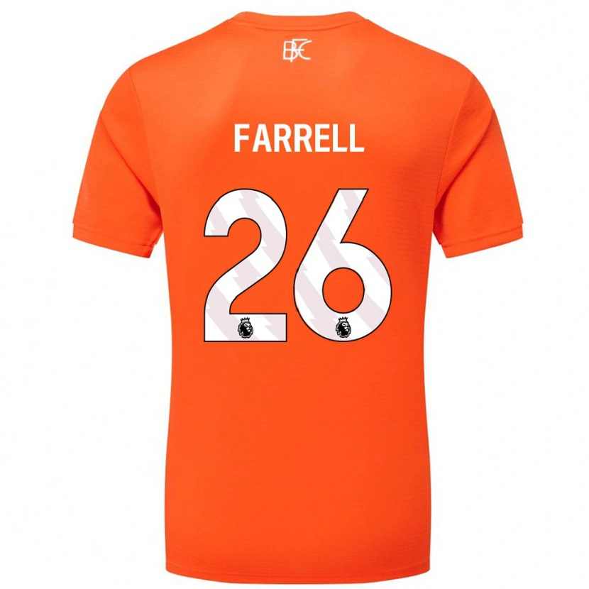 Danxen Heren Lucy Farrell #26 Oranje Wit Keepersshirt 2025/26 T-Shirt België