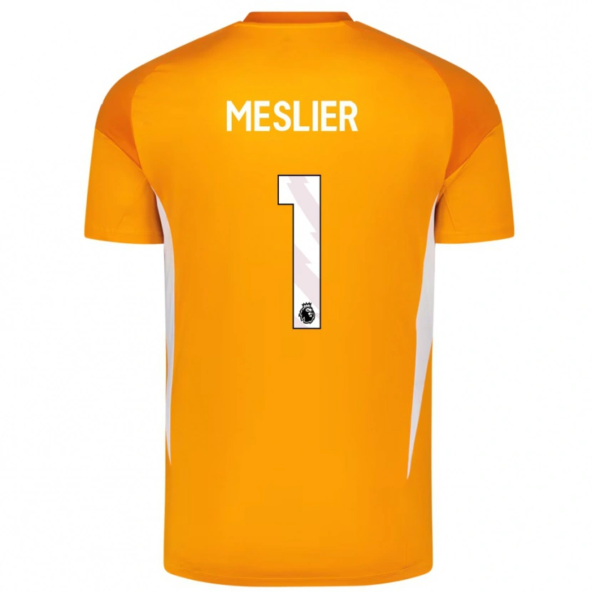 Danxen Heren Illan Meslier #1 Oranje Wit Keepersshirt 2025/26 T-Shirt België
