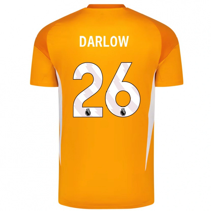 Danxen Heren Karl Darlow #26 Oranje Wit Keepersshirt 2025/26 T-Shirt België