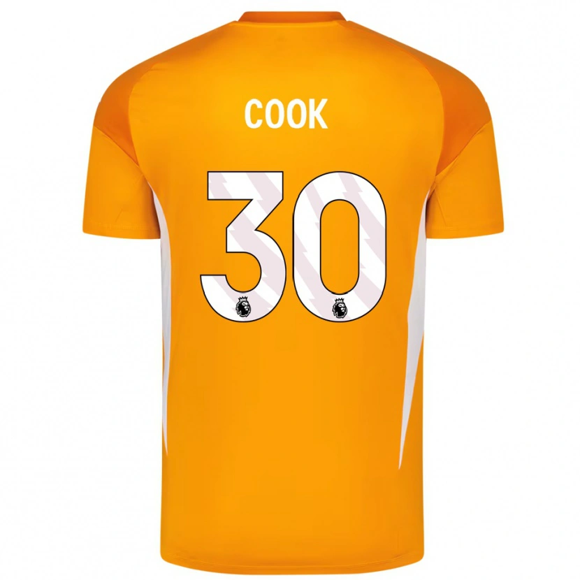 Danxen Heren Robbie Cook #30 Oranje Wit Keepersshirt 2025/26 T-Shirt België