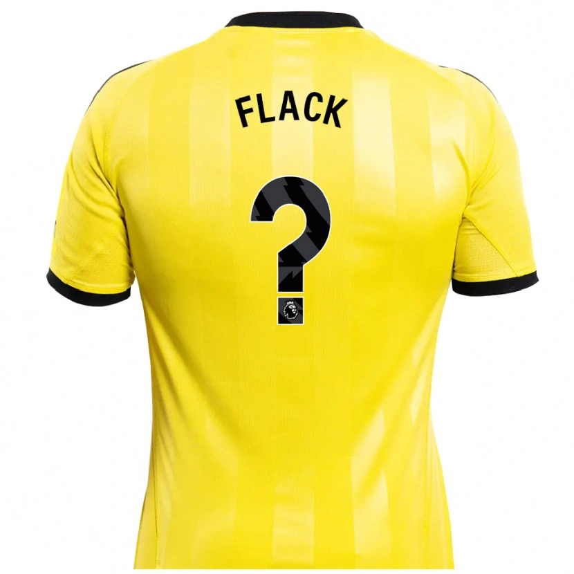 Danxen Heren Lucas Flack #0 Geel Zwart Keepersshirt 2025/26 T-Shirt België