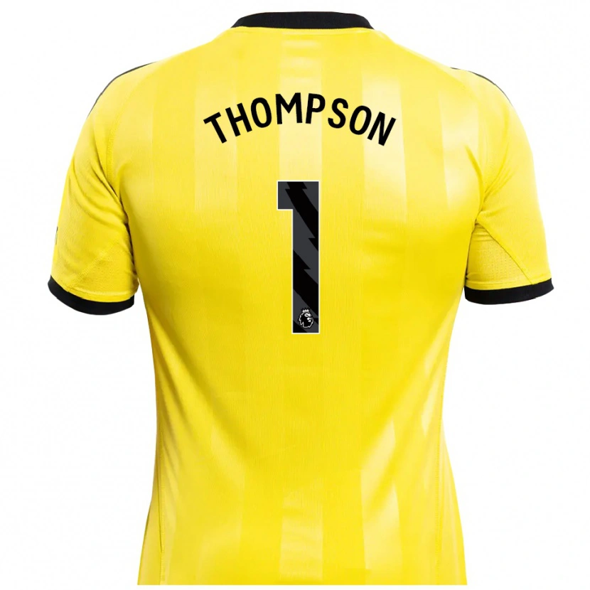 Danxen Heren Max Thompson #1 Geel Zwart Keepersshirt 2025/26 T-Shirt België