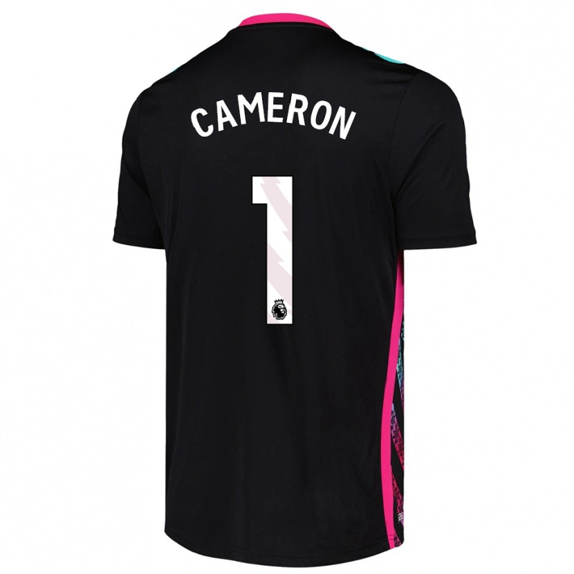 Danxen Heren Dan Cameron #1 Zwart Wit Keepersshirt 2025/26 T-Shirt België