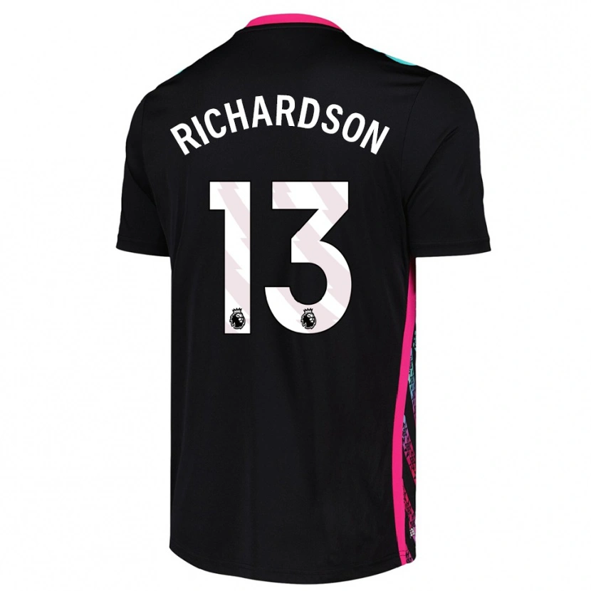 Danxen Heren Adam Richardson #13 Zwart Wit Keepersshirt 2025/26 T-Shirt België