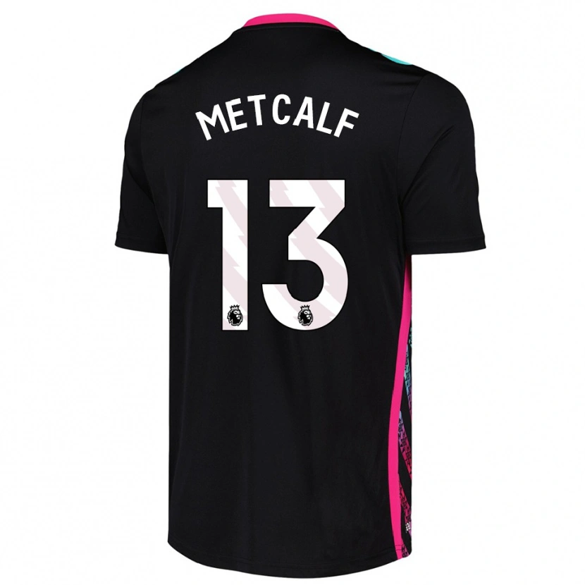 Danxen Heren Ben Metcalf #13 Zwart Wit Keepersshirt 2025/26 T-Shirt België