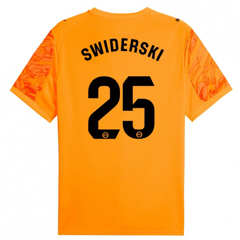 Danxen Heren Grégoire Swiderski #25 Oranje Zwart Keepersshirt 2025/26 T-Shirt België