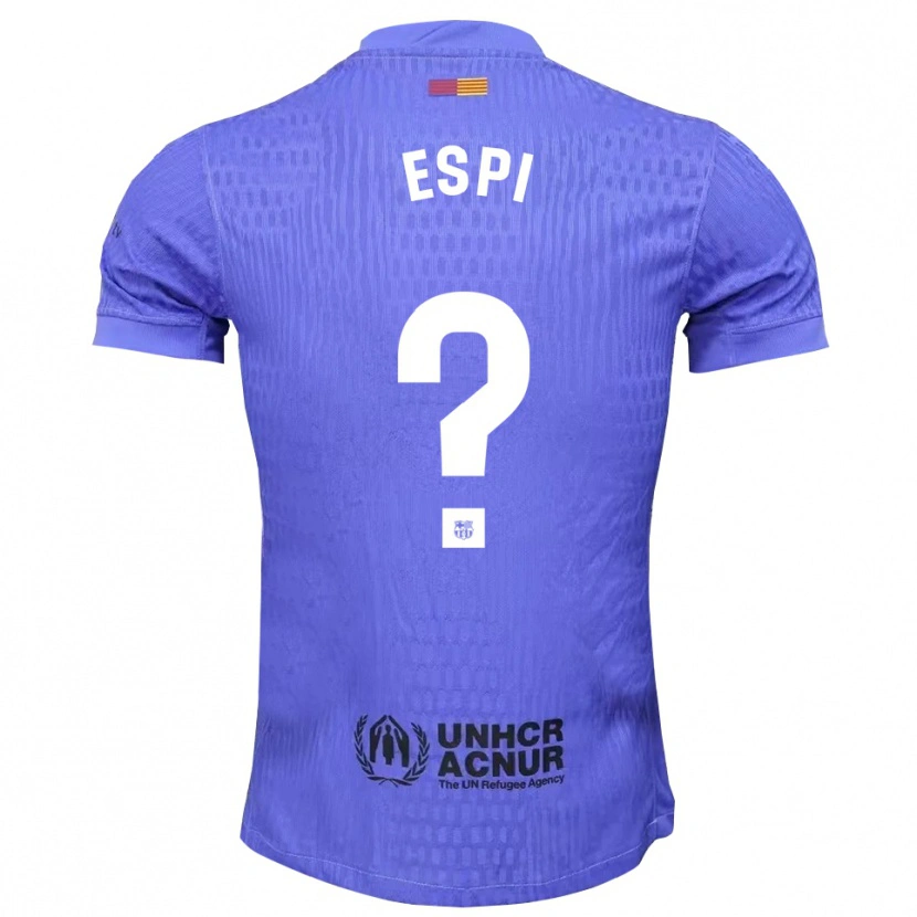 Danxen Heren Pau Espi #0 Blauw Zwart Keepersshirt 2025/26 T-Shirt België