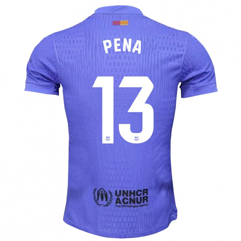Danxen Heren Iñaki Peña #13 Blauw Zwart Keepersshirt 2025/26 T-Shirt België