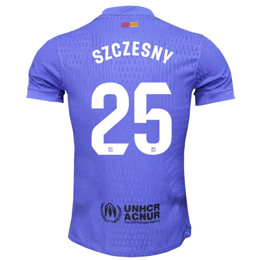 Danxen Heren Wojciech Szczesny #25 Blauw Zwart Keepersshirt 2025/26 T-Shirt België