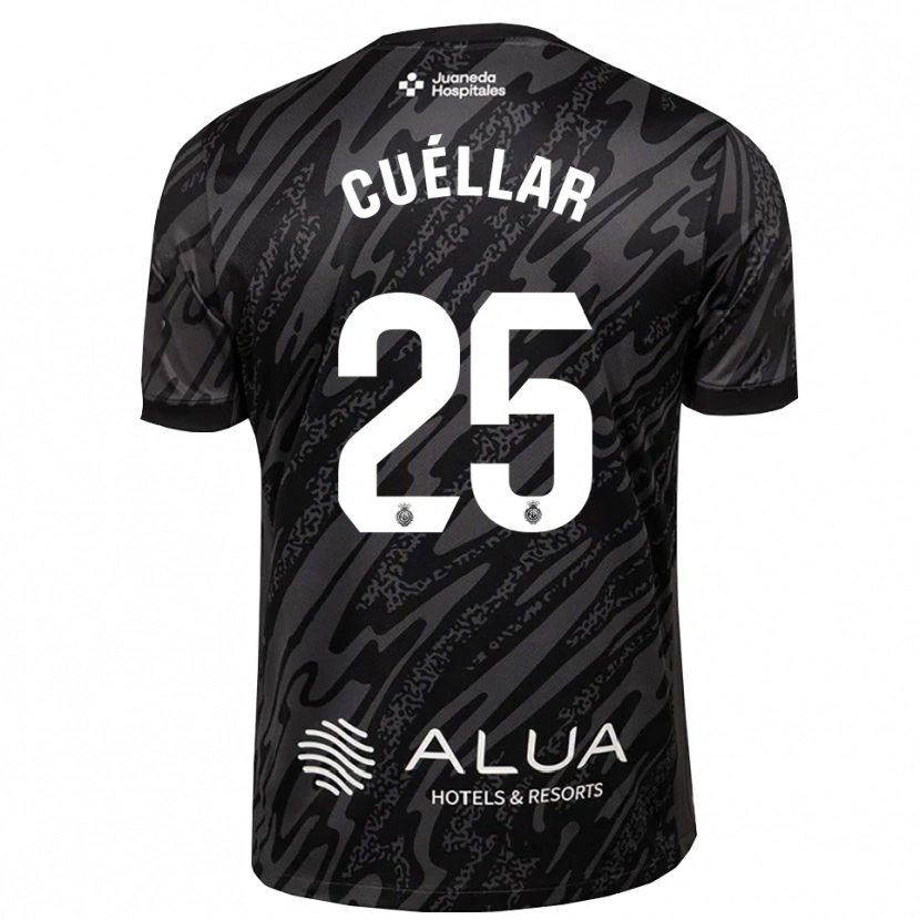 Danxen Heren Iván Cuéllar #25 Donkergrijs Zwart Keepersshirt 2025/26 T-Shirt België