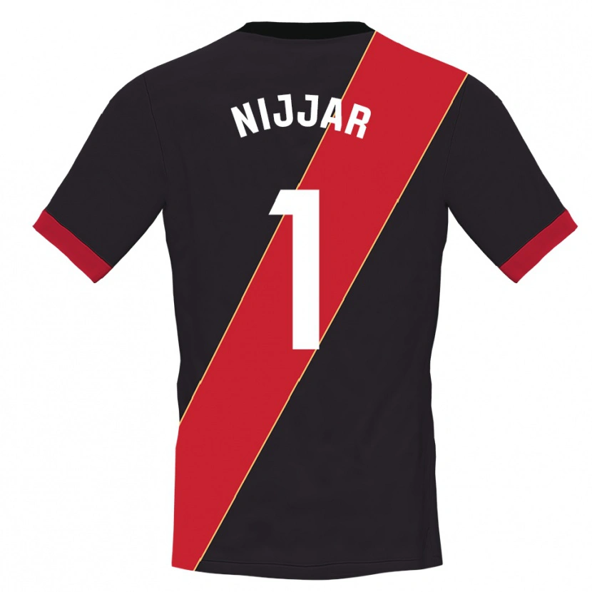 Danxen Heren Tejpal Nijjar #1 Zwart Rood Keepersshirt 2025/26 T-Shirt België