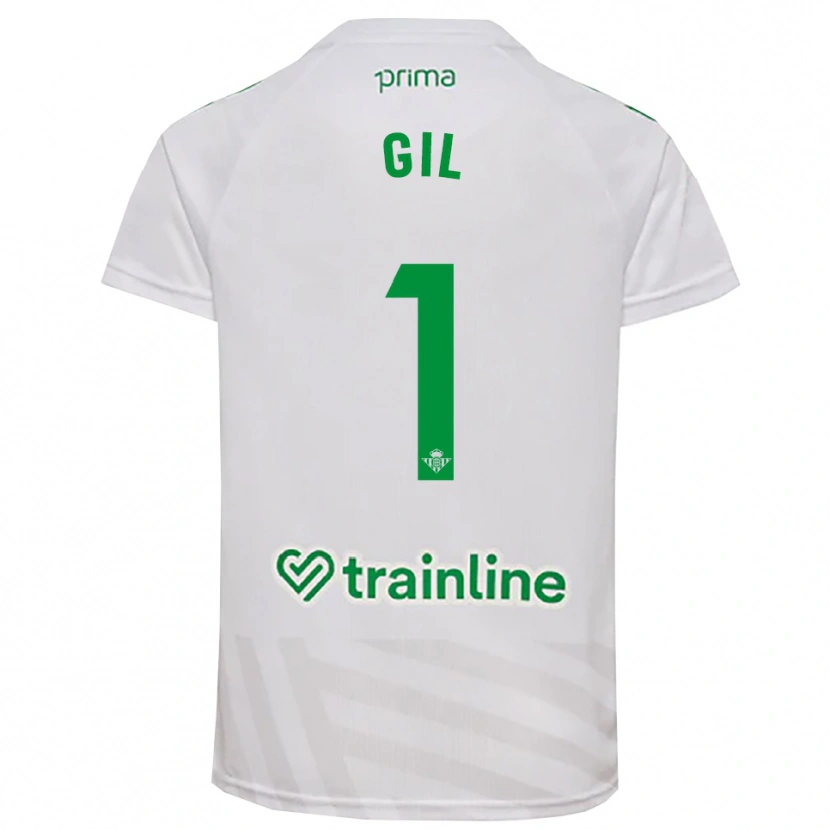 Danxen Heren Noelia Gil #1 Wit Groen Keepersshirt 2025/26 T-Shirt België
