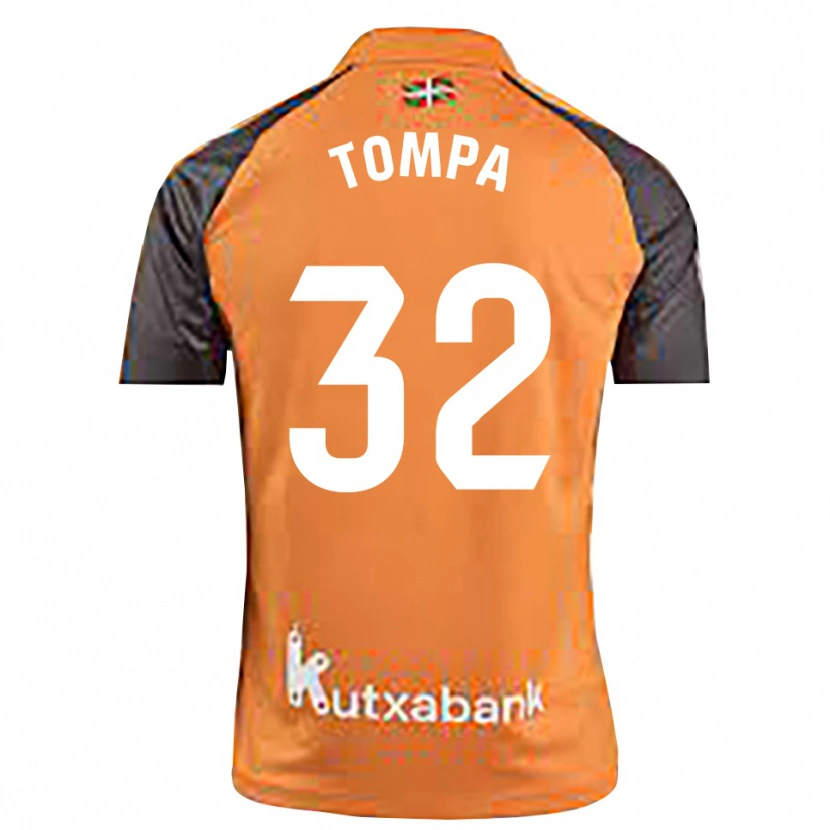 Danxen Heren Ákos Tompa #32 Zwart Oranje Keepersshirt 2025/26 T-Shirt België