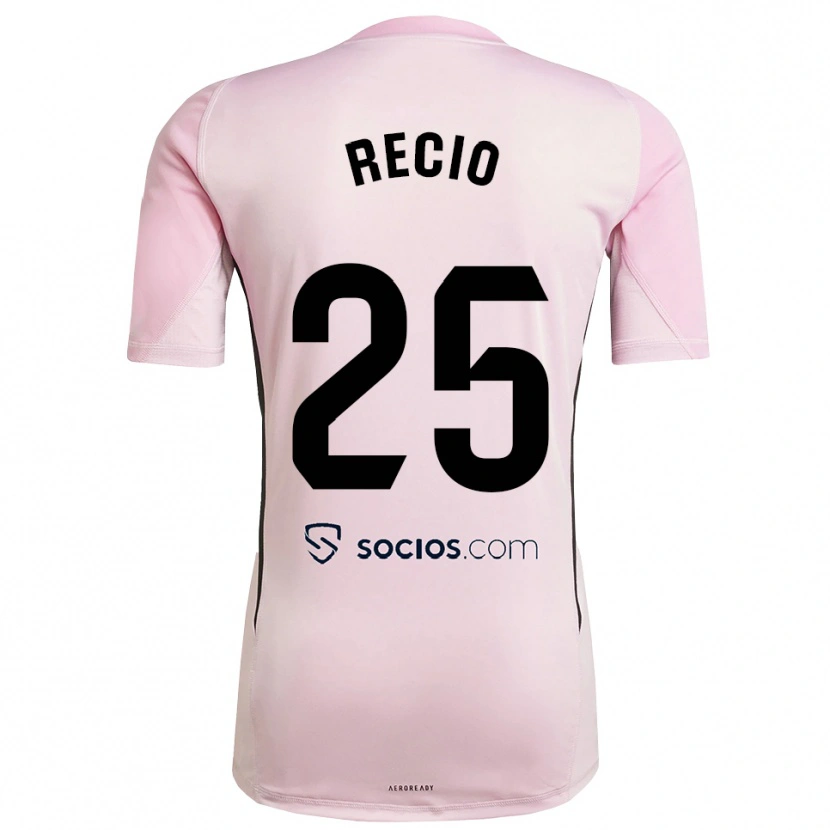 Danxen Heren Sergio Recio #25 Roze Zwart Keepersshirt 2025/26 T-Shirt België