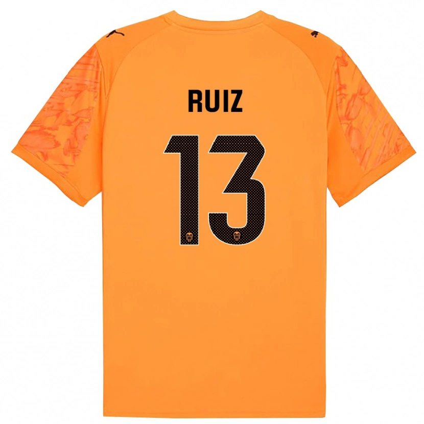 Danxen Heren Nil Ruiz #13 Oranje Zwart Keepersshirt 2025/26 T-Shirt België