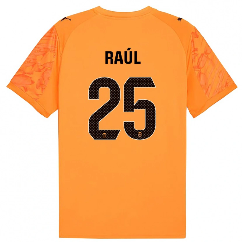 Danxen Heren Raúl Jiménez #25 Oranje Zwart Keepersshirt 2025/26 T-Shirt België
