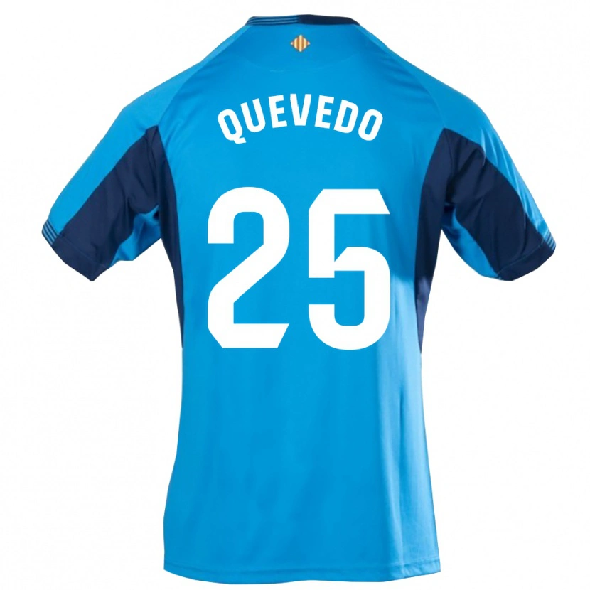 Danxen Heren Alex Quevedo #25 Blauw Wit Keepersshirt 2025/26 T-Shirt België