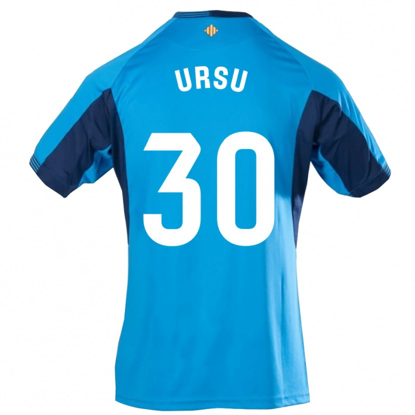 Danxen Heren Eduard Ursu #30 Blauw Wit Keepersshirt 2025/26 T-Shirt België