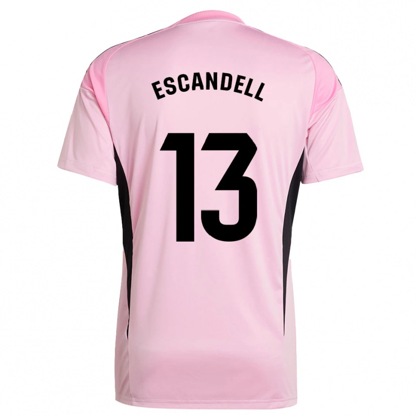 Danxen Heren Aarón Escandell #13 Roze Zwart Keepersshirt 2025/26 T-Shirt België