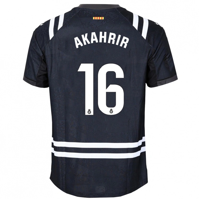 Danxen Heren Mohamed Akahrir #16 Zwart Wit Keepersshirt 2025/26 T-Shirt België