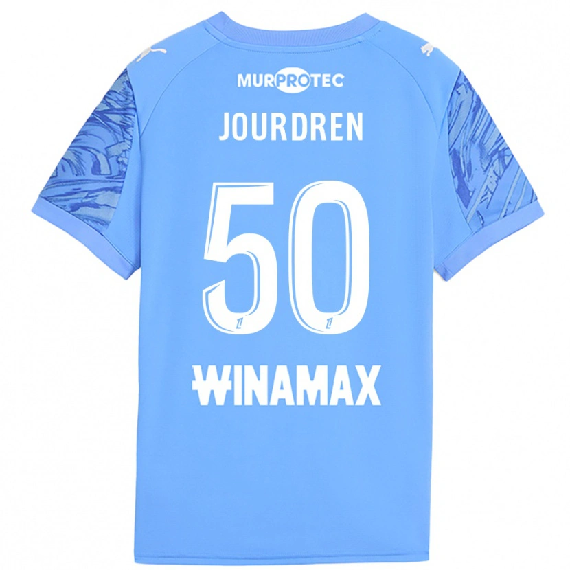 Danxen Heren Ilan Jourdren #50 Lichtblauw Wit Keepersshirt 2025/26 T-Shirt België