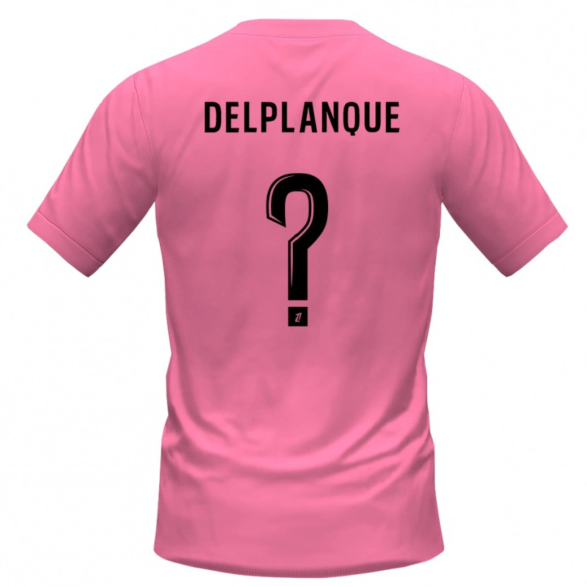 Danxen Heren Gaël Delplanque #0 Roze Zwart Keepersshirt 2025/26 T-Shirt België