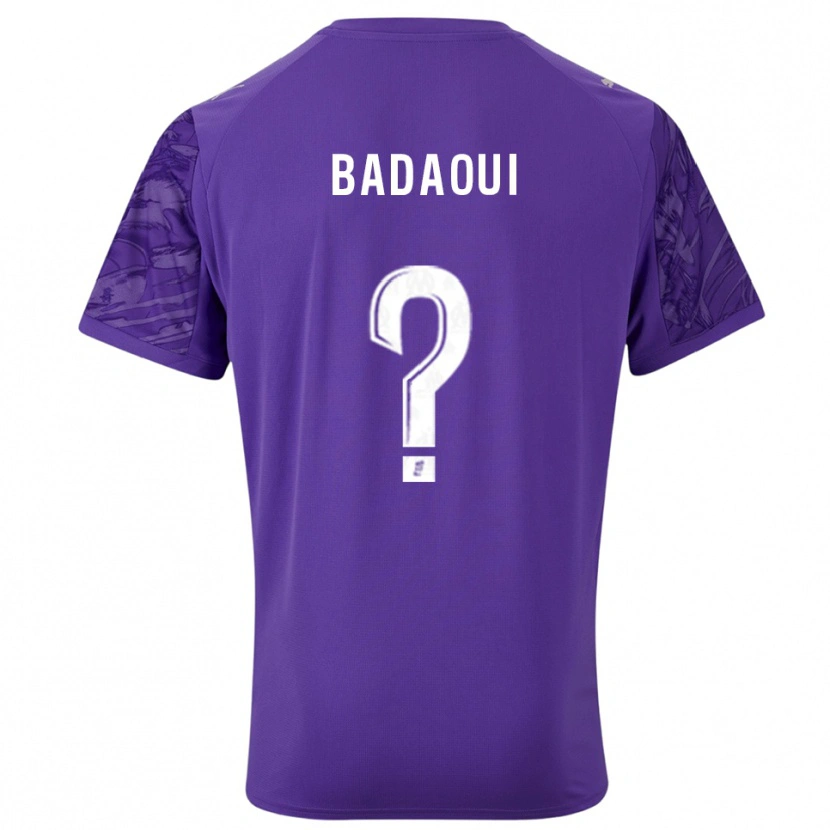 Danxen Heren Yassine Badaoui #0 Paars Wit Keepersshirt 2025/26 T-Shirt België