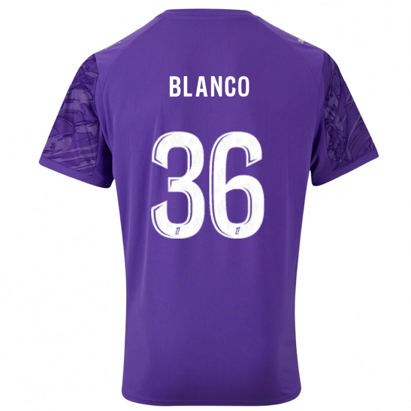Danxen Heren Rubén Blanco #36 Paars Wit Keepersshirt 2025/26 T-Shirt België
