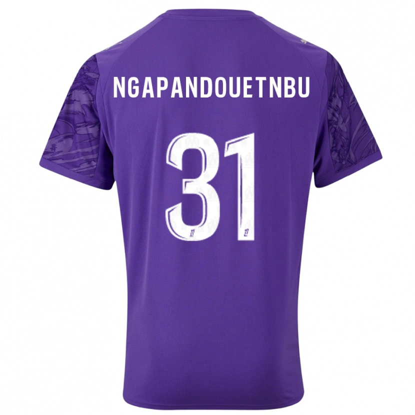 Danxen Heren Simon Ngapandouetnbu #31 Paars Wit Keepersshirt 2025/26 T-Shirt België