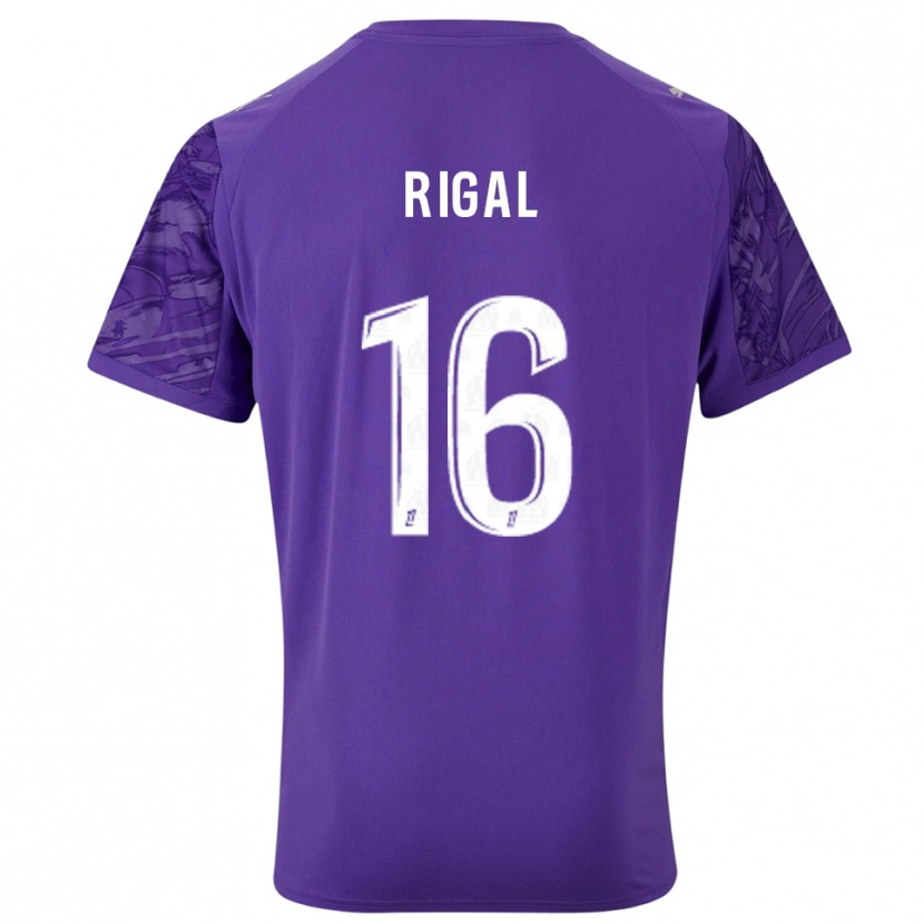 Danxen Heren Pablo Rigal #16 Paars Wit Keepersshirt 2025/26 T-Shirt België